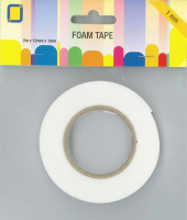 Jeje Produkt Double Sided Adhesive Foam Tape 2m x 12mm x 1mm