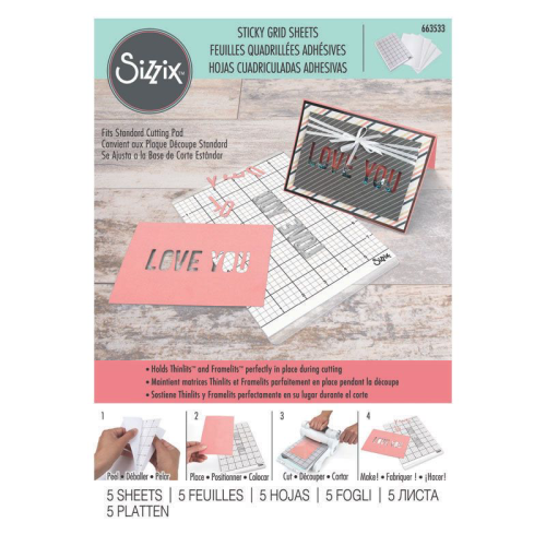 Sizzix Sticky Grid Sheets