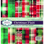 Christmas Tartan Plaid 8 x 8 Paper Pad