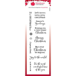 Christmas Celebrations Sentiments Clear Stamp Set