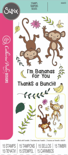 Going Bananas Monkeys Clear Stamp Set