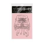 Just Married Wedding Clear Stamp