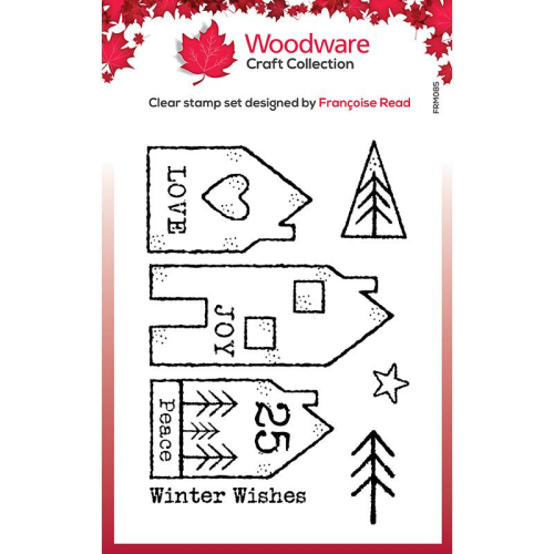 Nordic Christmas Houses Clear Stamp Set