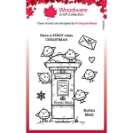 Woodware Robin Post Clear Stamp Set