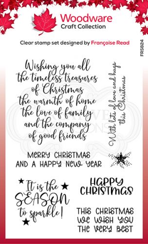 Special Christmas Words Sentiment Clear Stamp Set