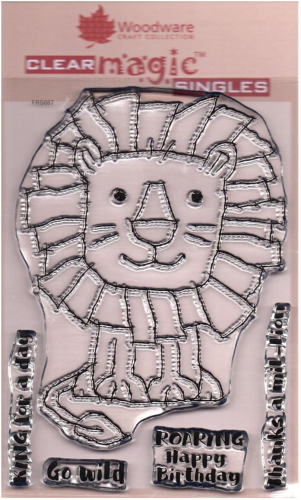 Raggy Toy Lion Clear Stamp Set