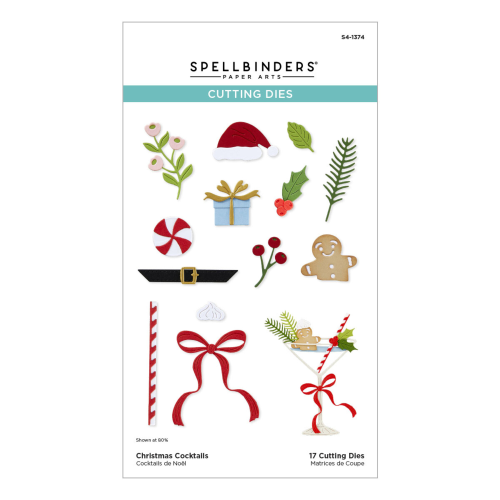 Spellbinders Christmas Cocktail Decorations Die Set