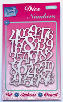 Sweet Dixie Numbers Background Die