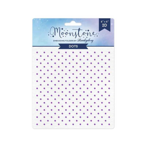 Moonstone Embossing Folder Polka Dots