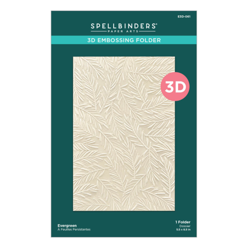 Evergreen Pine Branch 3D Embossing Folder