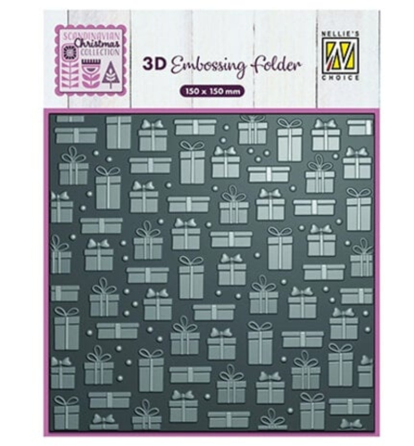 Presents Gifts 3D Embossing Folder