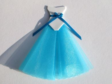 Turquoise Miniature Ballgown